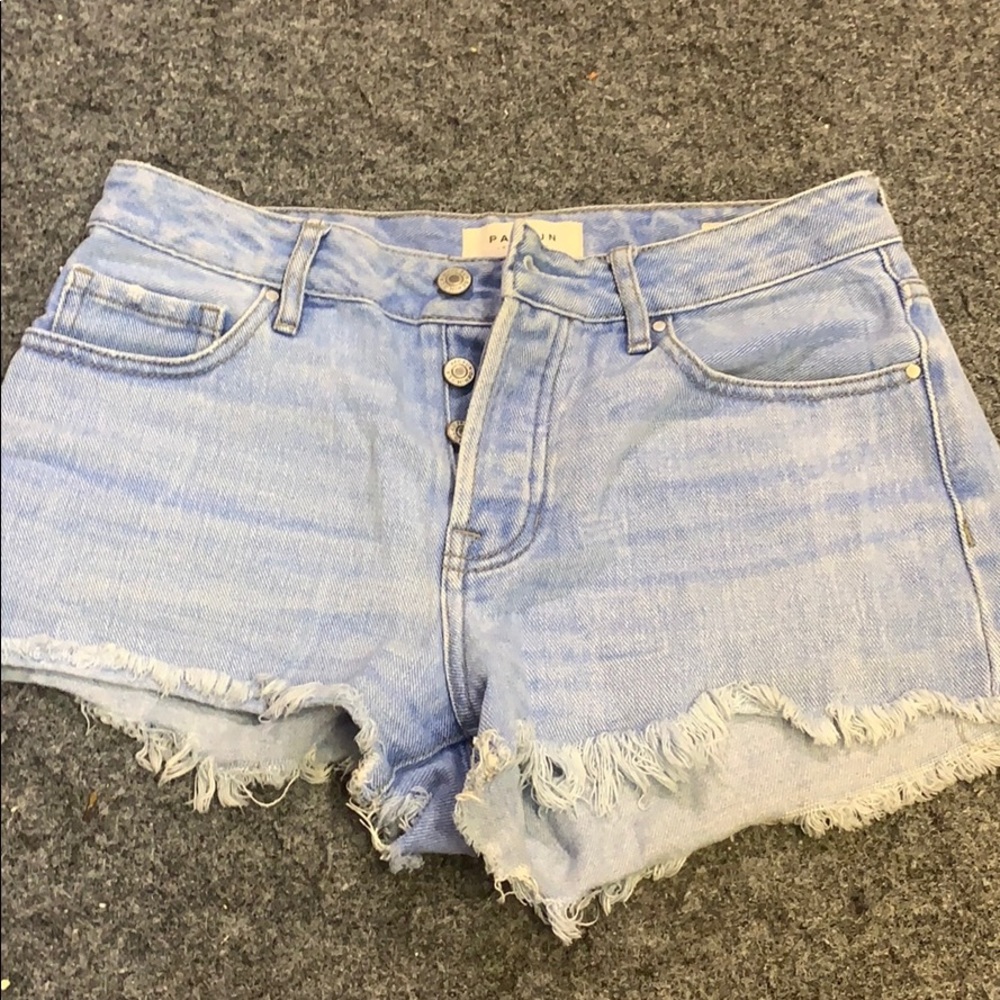 Cut - Off Denim Shorts